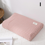 1 tk t&otilde;mblukuga puuvillane padjap&uuml;&uuml;r, lateksist padjap&uuml;&uuml;r Contour Memory Foam tagasil&ouml;&ouml;giga padjap&uuml;&uuml;r S