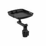 Tassihoidja kandiku laud Reguleeritav auto suupistealus Multifunktsionaalne lauahoidja Telefoni tassi autohoidja toidujoogi venitav must