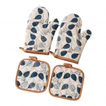 Kuumuskindlad ahjukindad ja potihoidjad Mugav hoiustamine K&otilde;rge kuumakindlus kuni 500 kraadi Fahrenheiti libisemiskindla k&auml;epidemega k&ouml;&ouml;k h&auml;davajalik kollane