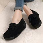Suvised naiste vabaajajalatsid Seemisnahast Slip-On Flats Platform Loafers 35 roosa