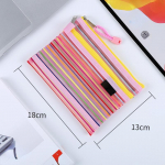 A6 v&auml;rviline kahekihiline v&otilde;rgust hoiukott Igap&auml;evane meigikott Kosmeetikakott Kaasaskantav kaardihoidja K&otilde;rvaklappide korraldaja M&uuml;ndikott roosa