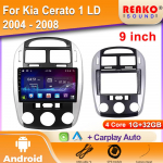 Autoraadio Kia Cerato 1 LD 2004 - 2008 jaoks Navigatsioon GPS Multimeediapleier Stereo Android Auto Carplay Video 5G Wifi 2din DVD 4 core 1GB+32GB carplay