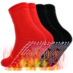 Turmaliini ja magnetilised isesoojenevad sokid suusatamiseks - Must - Unisex - Vaba suurus 38 kuni 44