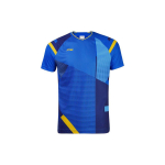 Li Ning Sulgpalli Seeria Kiiresti Kuivav Lahe V&auml;rviplokk L&uuml;hikeste Varrukatega T-s&auml;rk Meeste Topid Sinine AAYR011-3 M