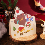 5 tk J&otilde;ulu&otilde;nnitluskaardid J&otilde;uluvana Lumememme kinkekaardid J&otilde;ulude kohandatud &otilde;nnitluskaardid Uusaasta Tarjeta De Navidad Kingitused