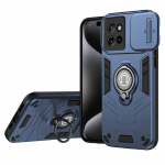 KEYSION p&otilde;rutuskindel &uuml;mbris Motorola Edge 50 Neo 5G silikoon+arvuti slaidikaamera kaitser&otilde;nga telefoni kate jaoks MOTO Edge 50 Neo 5G for Edge 50 Neo sinine