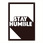 Stay Humble Seinakaunistused inspireerivad metallikunstid, mis sobivad ideaalselt magamistuppa, elutuppa ja kontorisse | Stiilne kodu ja kontori seinariide must