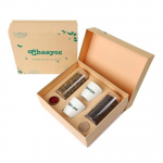 Chaayos Premium| Sisaldab 2 kruusi kurkumiga kardemoniga Roheline tee + Must tee + Kesar + Kardemonipulber | Kingitustakistus