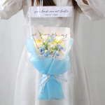 Kootud Villane Lillekimp K&auml;ekott - Ideaalne Kingitus S&uuml;nnip&auml;evadeks ja &Otilde;petajate P&auml;evaks