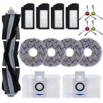 Tarvikute komplekt Ecovacs Deebot X1 Omni X1 Turbo X1 Plus tolmuimeja robotile Peahari K&uuml;lghari Filter P&otilde;randakott