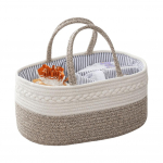 Beebi m&auml;hkmete hoiukorv koos jagajaga Kaasaskantav autokorv Baby Diaper Caddy hoiukorv beebim&auml;hkmete hoidmiseks Baby Shower 36x23x17cm