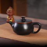 285ml Purple Pottery Vintage k&auml;sitsi valmistatud teekann keraamiline nikerdus Kung Fu teekann &Uuml;ks teekann Pu'er tee valmistamise teekomplektid Hiina teekann