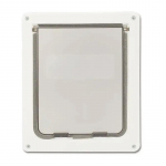 Koera uks Automaatne Lihtne Paigaldada Kassid koerad juhivad suunda Vaba sisenemine ja v&auml;ljumine Mugavad lemmikloomatarvete tarvikud S(28X34X4.5CM) valge