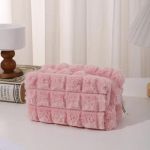 Kaasaskantav naiste pl&uuml;&uuml;sist meigikott Suure mahutavusega tualett-tarvete korraldaja hoiustamiskohvrid, t&otilde;mblukuga pesuvahend, ilukotike reisimiseks beež