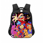 2024. aasta 3D k&uuml;bertsirkuse kooli seljakott teismeliste poiste &otilde;pilastele, imeline digitaalne tsirkuse koolikott