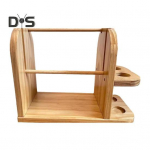 Puidust L&otilde;ngahoidja Horisontaalne L&otilde;ngakera Hoidja Kahekordne P&ouml;&ouml;rlev L&otilde;nga Hoiustamise Korraldaja L&otilde;nga Dosaator Heegeldamis- ja Kudumistarvikute jaoks B