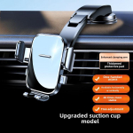 2024. aasta multifunktsionaalne autotelefoni hoidik koos iminapaga armatuurlaual ja konsoolil navigeerimiseks nano suction cup