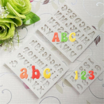Sugar Craft suurt&auml;ht/t&auml;ht/number silikoonvorm Fondant vormikoogi kaunistamise t&ouml;&ouml;riistad abc
