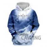 Mood Meeste 3D-tr&uuml;kiga Sonata Arctica b&auml;ndi kapuutsid Kapuutsiga dressipluusid Harajuku kapuutsiga dressipluusid Topid R&otilde;ivad S