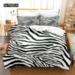 Loov Sebra Voodipesukomplekt Tekikotikomplekt 3D Voodipesu Digitaaltr&uuml;kk Voodipesu Queen Size Voodipesukomplekt Moedisain EU single(135x200cm)