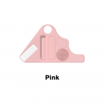 Pehme silikoonist meigivahend Reguleeritavad meigipintslite tarvikud Meigipalett Randmepaelaga V&auml;rvipalett koos hoiustamisega roosa