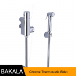 BAKALA Thermostic vannitoa du&scaron;iseinale paigaldatav bidee tualetipott kraan du&scaron;&scaron; h&uuml;gieeniline segisti ruudukujuline bidee segisti kaasaskantav pihusti