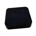 Jeweler's Rubber Bench Block 10 cm x for Jewelry Making Nonslip Square Stamping Base