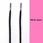 1 paar paelad madalatele kingadele, Off tossud, valged kingapaelad, klassikalised lamedad topelt &otilde;&otilde;nes kootud kingapaelad kingadele, paelad 100cm