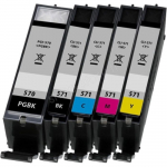 Pack de 5 Cartouches - CANON - 570/571 XL - Multi-couleurs - Jet d'encre - Compatible