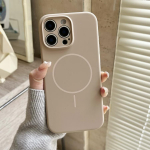 T&auml;iendatud vedela silikoonist telefoni&uuml;mbris koos juhtmevaba laadimisega iPhone'i 16 15 14 13 12 16 Pro Max 16 Plus Candy Color jaoks iPhone 16 Pro Max