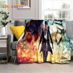 D-Devil May Cry M&auml;ngud DMC M&auml;nguri HD Tekk, Pehme Visketekk Kodu Magamistoa Voodi Diivani Pikniku Reisi Kontori Katteks Lastele 30x40in