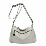 Naiste &otilde;lakott Uus Mood ja Mitmek&uuml;lgne Vabaaja Keskealiste ja Eakate Emade &Uuml;he &otilde;laga Ristkott Pehmest Nahast Suure Mahutavusega Kott