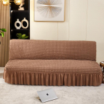Elastne &uuml;hev&auml;rviline diivanvoodi kate k&auml;etugedeta kokkupandavatele diivanitele Large (190-210 cm)