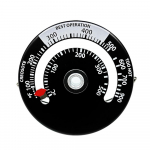 Kuum hermomeeter Magnetiline puupliit k&uuml;ttekeha termomeeter kamin ventilaator pliit koos sondiga majapidamise tundlikkuse grillahju t&ouml;&ouml;riist must