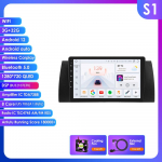 Hizpo BMW X5 E39 E53 1999-2006 M5 jaoks Autoraadio Multimeedia Video M&auml;ngija Navigatsioon GPS Android 13 Stereo WIFI FM AM RDS OBD2 SWC Carplay M&auml;ngija GPS S1 8Core 3G 32G