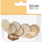 Formes en bois &agrave; d&eacute;corer - Saute-mouton -Oeufs - 3 &agrave; 5 cm - 30 pcs