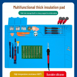 Mobiiltelefoni remondipadi: Paksustatud, Magnetiline, Libisemiskindel, Antistaatiline, K&otilde;rge Temperatuurikindel, Multifunktsionaalne Silikoonmatt Magnetic/S180A1