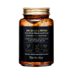 [Farmstay] 24K Gold & Peptide Solution Prime Ampoule 250ml 250ml X 1PCS