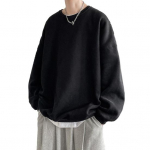 Lahtine &uuml;hev&auml;rviline kampsun &uuml;mmarguse kaelusega, pikkade varrukatega, paks, soe, pehme unisex, vabaaja lihtne stiil 2XL