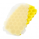 37 pesaga k&auml;rjekujuline j&auml;&auml;vorm BPA-vaba aeglaselt sulav korduvkasutatav v&auml;ike j&auml;&auml;vorm kaanega lihtsasti eemaldatav silikoonist j&auml;&auml;kuubikute valmistaja s&uuml;gavk&uuml;lmiku jaoks valge