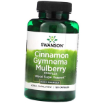 Kompleks veresuhkru normaliseerimiseks, Cinnamon Gymnema Mulberry Complex, Swanson 120 kaps (71280338) 120caps