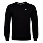 Nike Kootud Mugav Hingav Tikitud Spordi Vabaaja Lihtne Pullover Huppar Meeste huppar Must 637903-010 S