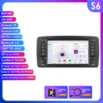 Hizpo 2Din Android 13 Autoraadio Mercedes Benz R-klassi W251 R300 R280 R320 2005-2017 jaoks Multimeedia Video M&auml;ngija Navigatsioon Intelligentne RDS GPS Carplay S6 8Core 6G 64G
