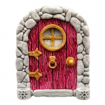 Muinasjutupuu puidust uks v&auml;listingimustes miniatuurne &otilde;ueukse puu kaunistus sise&otilde;ue tarvikud, ornament One Size