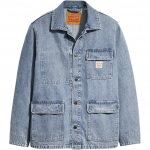Levis Logo &Uuml;lem&otilde;&otilde;duline Pikkade Varrukatega Teksajakk Meeste jakid Sinine A0744-0003 M