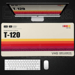 VHS Suur Salvesti M&auml;nguri Hiirematt Libisemiskindel Nostalgiline Klaviatuurimatt Retro Stiilis Moekas S&uuml;learvuti Laua Hiired Magnetlint Vaip 30x60cm