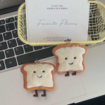 Cartoon Plush Toast Bread Figuur ripats V&otilde;tmehoidja Seljakott Riputus Kaunistused Kingitus 1pc