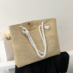 Suvised k&auml;sitsi valmistatud kootud naiste &otilde;lakotid Boho &otilde;lgkudumine Moodne kaenlaaluste kott Suure mahutavusega naiste puhkusek&auml;ekotid 45x9x30cm