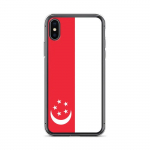 Coque - PIXELFORMA - iPhone X - Drapeau de singa - Kaitse t&auml;ielik - Souple