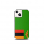 Coque T&eacute;lephone Drapeau Zambie &ndash; iPhone 13 mini